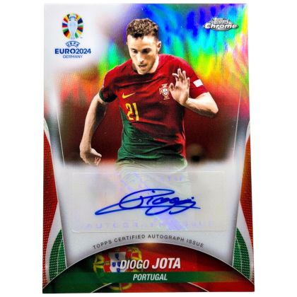Diogo Jota 2024 Topps Chrome Euro 2024 - AUTO #CA-DJ Portugalia 
