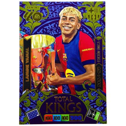 Lamine Yamal 2025-26 Panini XL Adrenalyn Dream Box Total Kings 2024-25 Edicion Unica Trophy #451 FC Barcelona