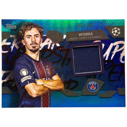 Vitinha 2025-26 Topps UCC Flgaship - Superstar Player Worn Relic 007/150 #TSR-VI PSG