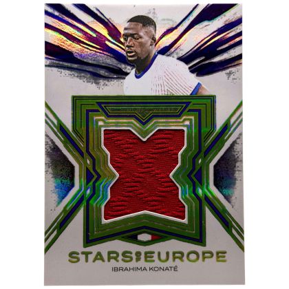 Ibrahima Konate 2026 Futera Incredbibles - Match Worn Patch 07/07 #EU23 FC Liverpool