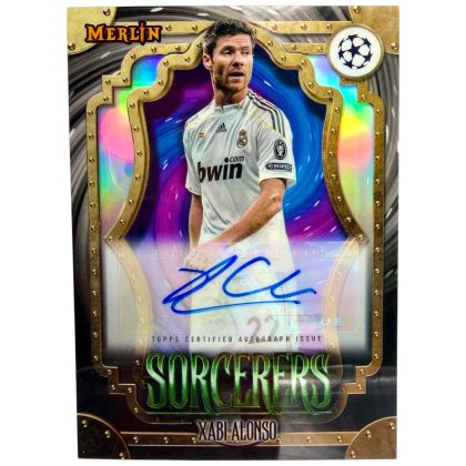 Xabi Alonso 2023-24 Topps Merlin UCC - Sorcerers AUTO #SA-XA Real Madrid
