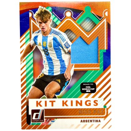 Nico Paz 2025-26 Panini Donruss Road To World Cup - Kit Kings RELIC #KK-NP Argentina