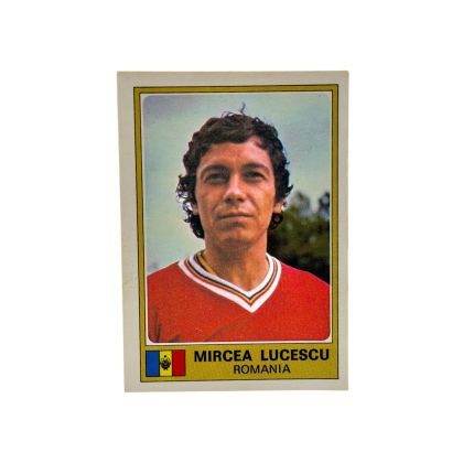 Mircea Lucescu 1976-77 Panini Euro Football #251 Dinamo Bucuresti