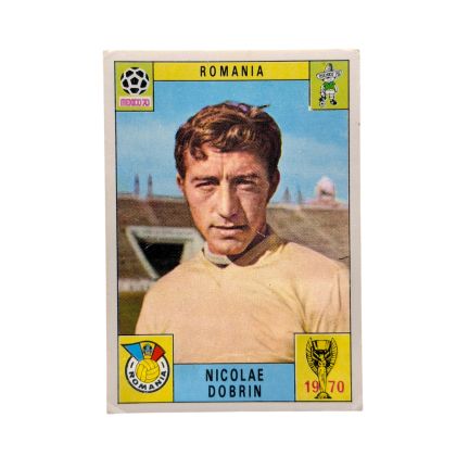 Nicolae Dobrin 1970 Panini WC Mexico 70 Romania Original Din Album
