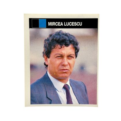 Mircea Lucescu Sticker calcio i campioni e campionato de agostini 1990/91 #282 Pisa 