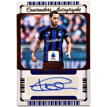 Hakan Calhanoglu 2022-23 Panini Chronicles Serie A - Contenders  AUTO 197/229 #CA-HCU Inter Milan