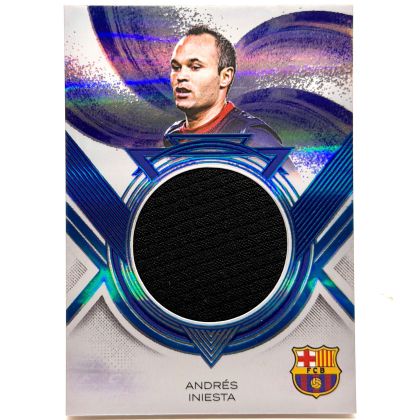 Andres Iniesta 2026 Futera Incredible FC Barcelona - Pre Match Worn Patch 05/09 #BMC10