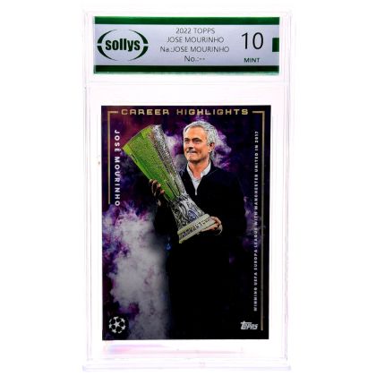 Jose Mourinho 2022 Topps Jose Mourinho - Career Highlights Manchester United Sollys 10
