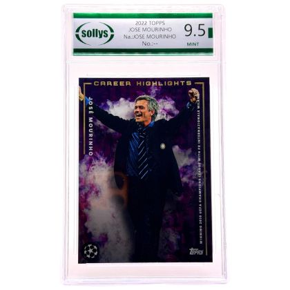 Jose Mourinho 2022 Topps Jose Mourinho - Career Highlights Manchester United Sollys 9.5