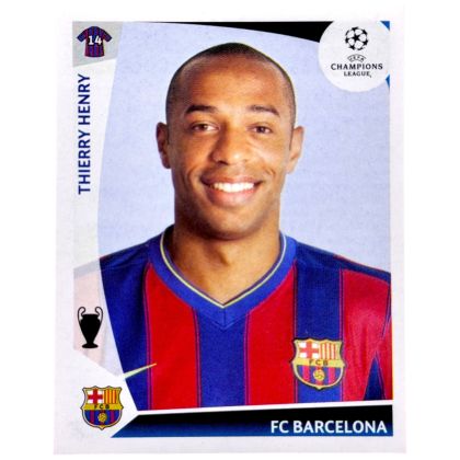 Thierry Henry 2009-10 Panini Champions League #361 FC Barcelona