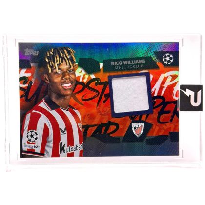 Nico WIlliams 2025-26 Topps UCC Flagship - Superstar Relic Match Worn #TSR-NC Athletic Bilbao 