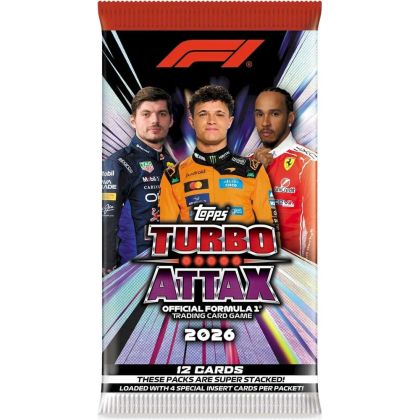 Topps F1 Turbo Attax 2026 – Plic Trading Cards – 12 Cartonase