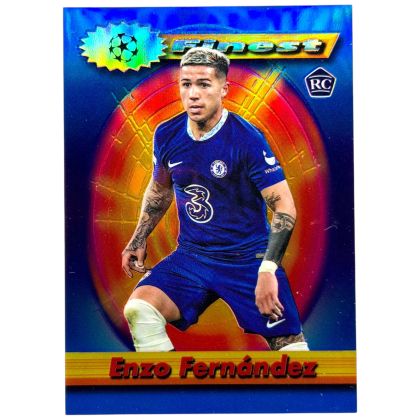 Enzo Fernadez 2022-23 Topps Finest UCC - Finest Moments Rookie RC 83/99 #5 Chelsea