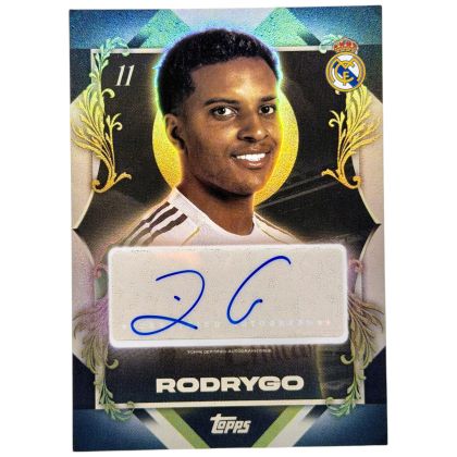 Rodrygo 2025-26 Topps Los Blancos - Portrait Poser AUTO #PP-RO Real Madrid