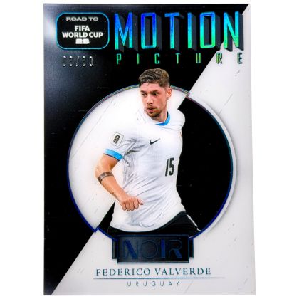 Federico Valverde 2026 Panini Noir Road to FIFA World Cup - Motion Picture 03/30 #18 Uruguay