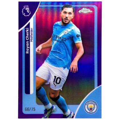 Rayan Cherki 2025-26 Topps Premier League – Purple 66/75 – Manchester City