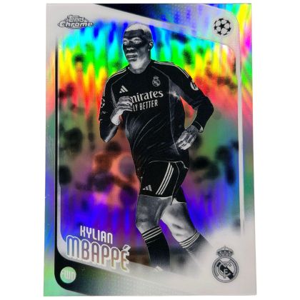 Kylian Mbappé 2025-26 Topps Chrome UCC – Negative Parallel #112 – Real Madrid