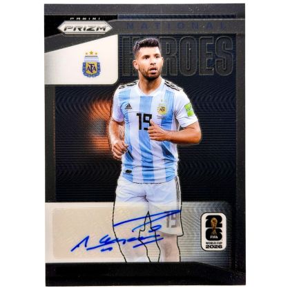 Sergio Aguero 2026 Panini Prizm World Cup - National Heroes AUTO #NH-SA Argentina  