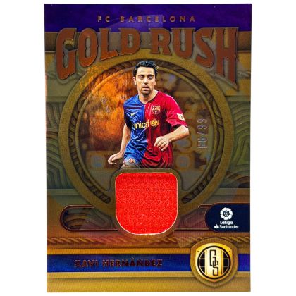 Xavi Hernandez 2022-23 Panini Chronicles Gold Standard - Gold Rush Match Worn RELIC  66/99 #GR-XH FC Barcelona 