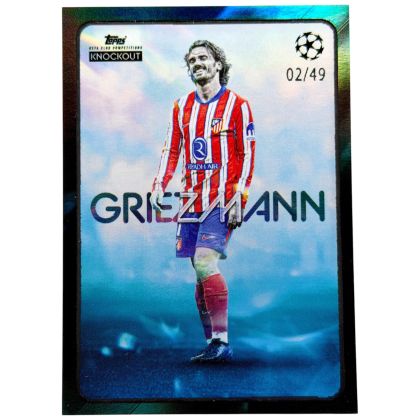 Antoine Griezmann 2024-25 Topps Knockout - Blue 02/49 Atletico Madrid