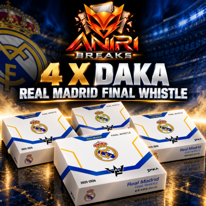 DAKA Real Madrid Final Whistle 2025-26 Hobby Box Break 31