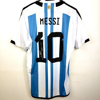 Lionel Messi Tricou Semnat – Certificat ICONS