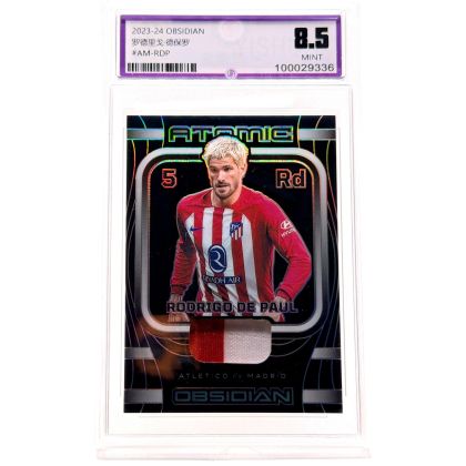 Rodrigo De Paul 23-24 Obsidian soccer relic 176/199 Chinezarie gradat  8.5  #AM-RDP Atletico de Madrid 