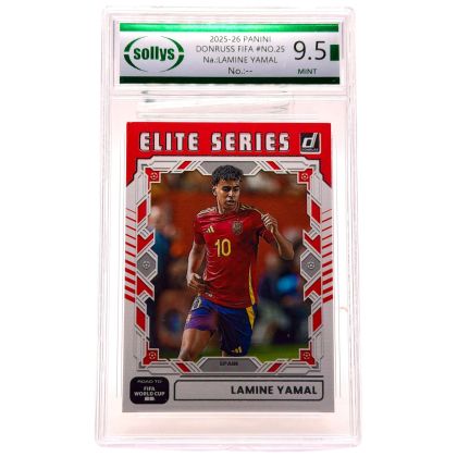 Lamine Yamal 25-26 Panini Donruss Fifa road to world cup 26 Sollys 9.5 #25 Spania 