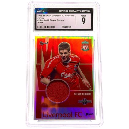 Steven Gerrard Daka Liverpool Fc Holocene 23-24 Relic 30/50 CGC 9 #HO-JSY-19 Liverpool 