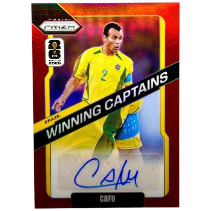 Cafu 2026 Panini Prizm Fifa World Cup - Winning Captain AUTO Prizm 41 /49 #WC-C Brazilia