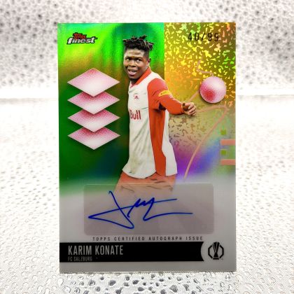 Karim Konate /99 Auto - Salzburg - 2025-26 Topps Finest UCC