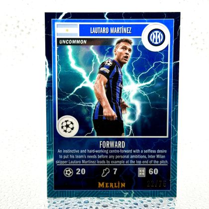 Lautaro Martinez 2025 Topps Merlin #MG-20 22/75 Inter Milano