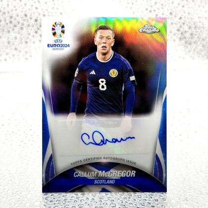 Callum McGregor Auto #CA-CM 2024 Topps Chrome UEFA Euro