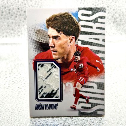 Dusan Vlahovic Futera FX Match-worn relic 2/5 #SS31 Juventus 