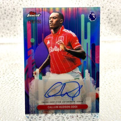 Callum Hudson-Odoi Auto  Nottingham 2026 Topps Finest Premier League auto 139/150 #FA-CH