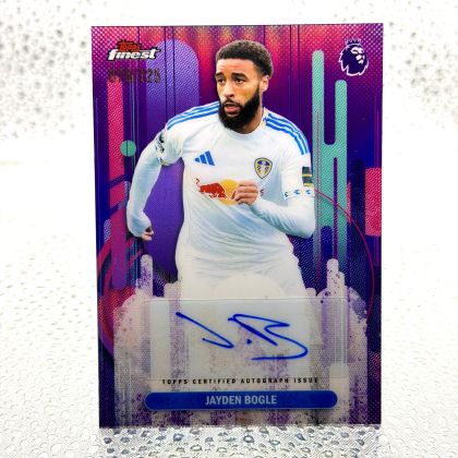 Jayden Bogle /125 Auto - Leeds - 2026 Topps Finest Premier League