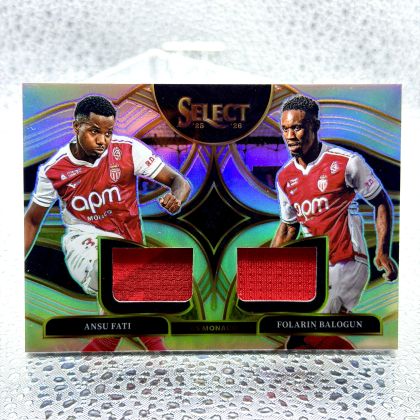 Balogun- Fati Panini Select Ligue 1 2025-26 Prizm Dual Memorabilia #DS-AF
