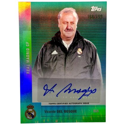 Vicente del Bosque 2025-26 Topps Real Madrid Team Set Autograph #BC-DB  168/199 – Real Madrid