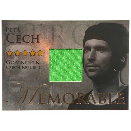 Peter Cech 2010 Futera World Football - Memorable RELIC Match Worn 2004-05 20 /395 #MEMH02 Chelsea 