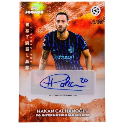 Hakan Calhanoglu 2025-26 Topps Jogaco AUTO 9/25 Inter Milano