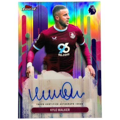 Kyle Walker 2025-26 Topps Finest Premier League AUTO #1 Burnley FC