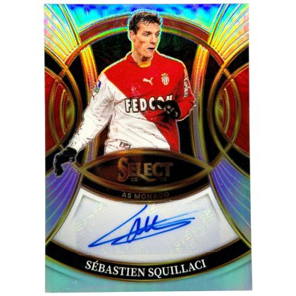 Sebastien Squillaci 2025-26 Panini Select Ligue 1 Prizm AUTO #S-SS AS Monaco
