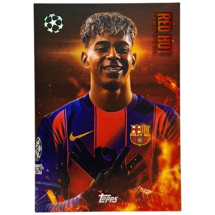 Lamine Yamal 2025-26 Topps Match Attax Red Hot HOT #RH-LY FC Barcelona