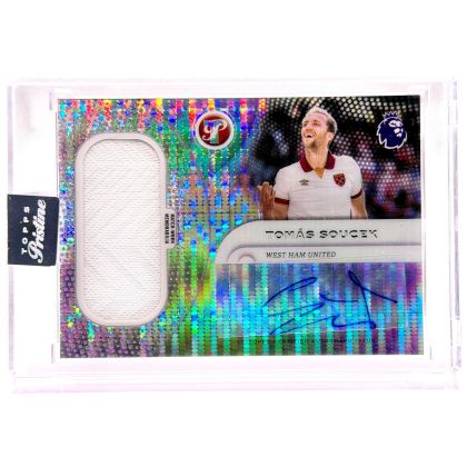 Tomas Soucek 2025-26 Topps Pristine Premier League From The Pitch AUTO RELIC #PFTP-TS West Ham United
