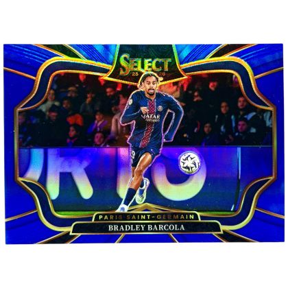 Bradley Barcola 2025-26 Panini Select Ligue 1 Prizm 28 /40 #247 PSG