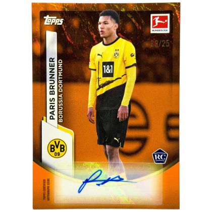 Paris Brunner 2023-24 Topps Jade Bundesliga AUTO #BA-PB Borussia Dortmund