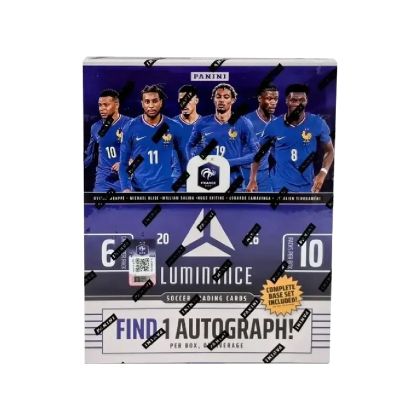 2026 Panini Luminance France Football Hobby Box – 60 Carduri, 1 Autograf, 4 Carduri Numerotate