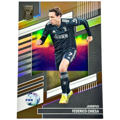 Federico Chiesa 2022-23 Dondruss Elite FIFA - GOLD 08/10 #117 Juventus
