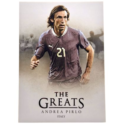 Andrea Pirlo 2021-22 Futera Unique World Football - The Greats PINK 15/20 #113 Italia