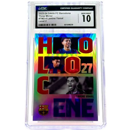 Lamine Yamal 2023-24 Daka FC Barcelona - Three Mirror Holocene 09/10 #TM2-4 CGC 10